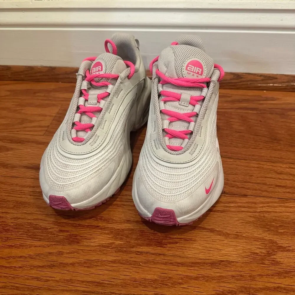 Nike Air Max Fire Sneaker sz 3.5 Youth Grey Pink Nike Sneakers